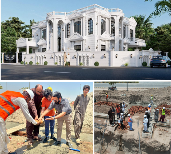 First Brick of Flagship Project in Sector-M DHA MULTAN