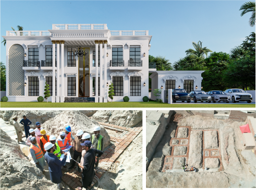 First Brick of 45 Marla Residential Project by AL-JABEEN Group DHA MULTAN